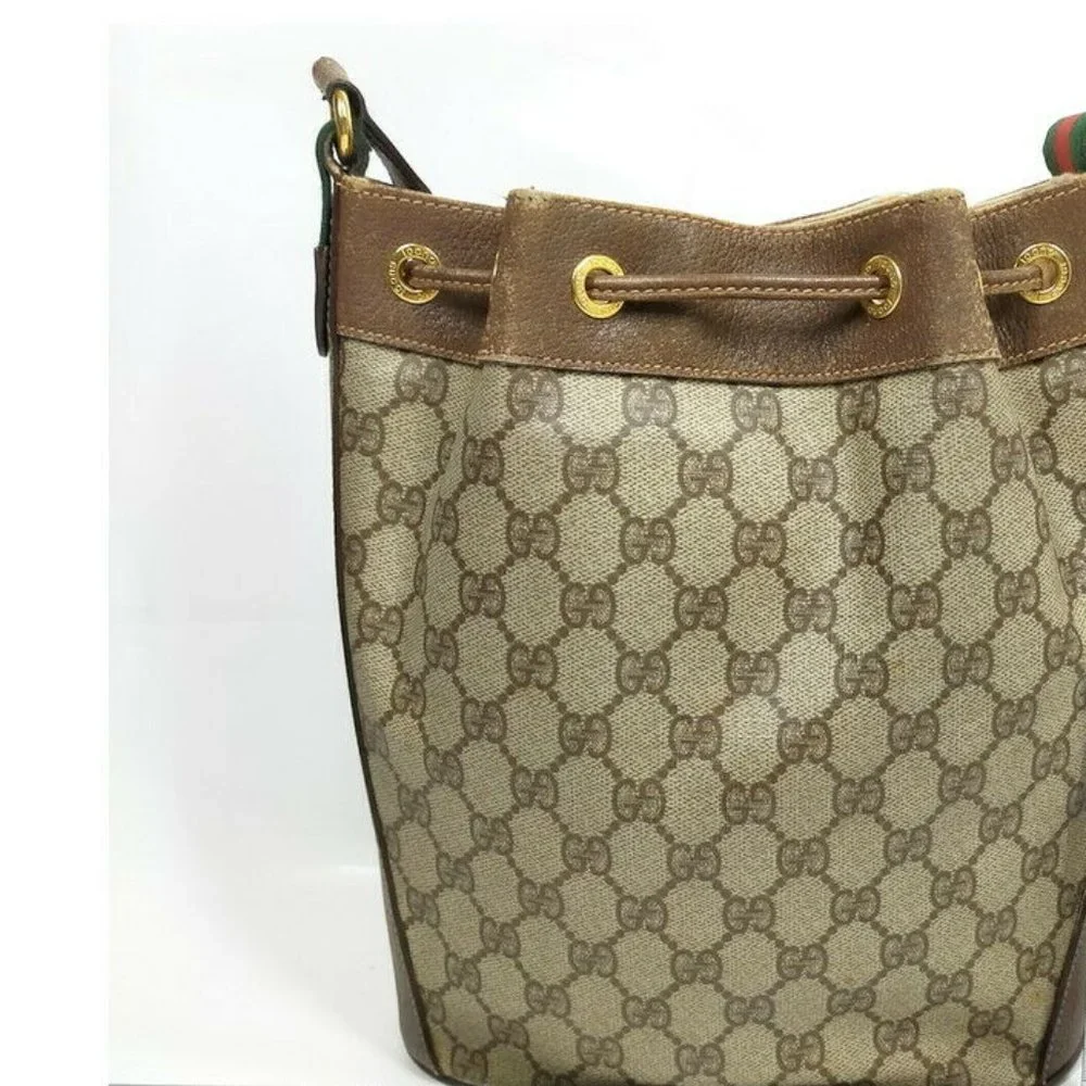 Gucci Web Bucket Crossbody Bag 4102034 - Picture 2 of 9